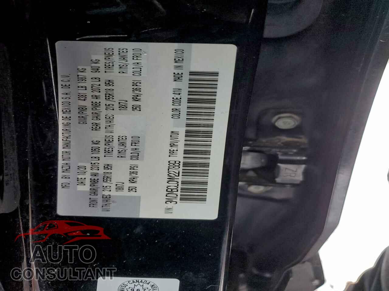 MAZDA CX30 2021 - 3MVDMBCL0MM227889