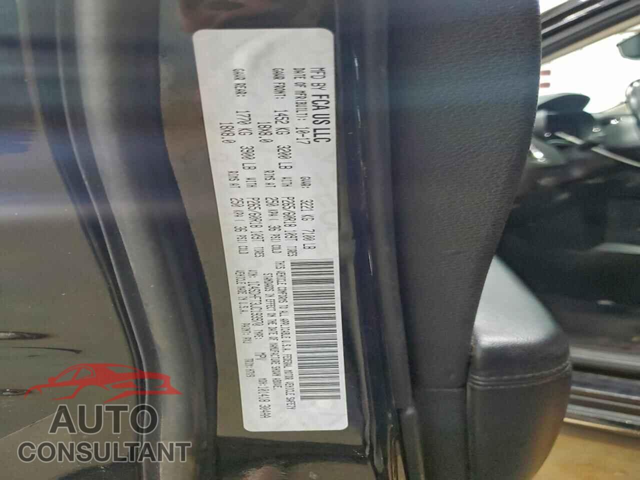 DODGE DURANGO 2018 - 1C4SDHFT3JC193970