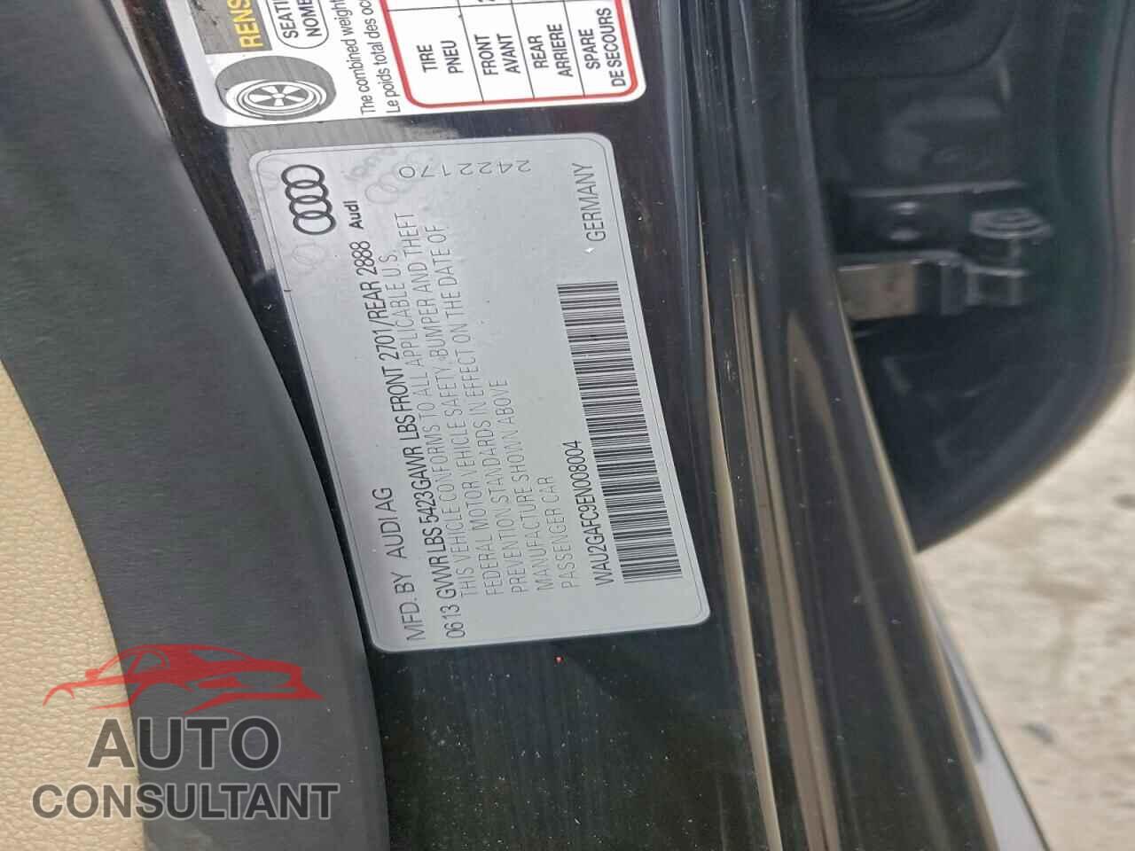 AUDI A7 2014 - WAU2GAFC9EN008004