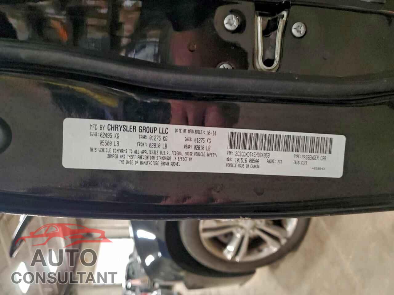 DODGE CHARGER 2014 - 2C3CDXDT4EH364959