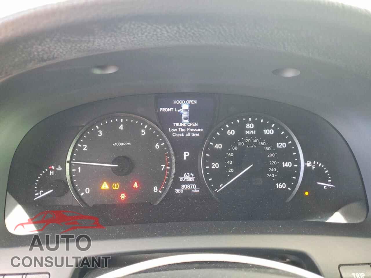 LEXUS LS460 2013 - JTHBL5EF6D5124033