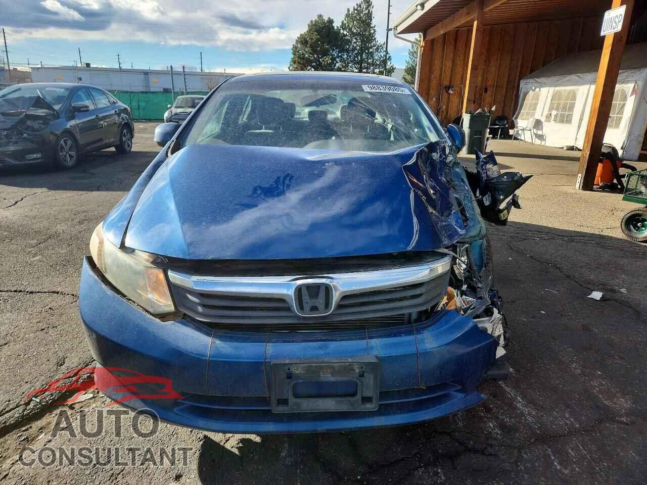 HONDA CIVIC 2012 - 19XFB2F88CE020991