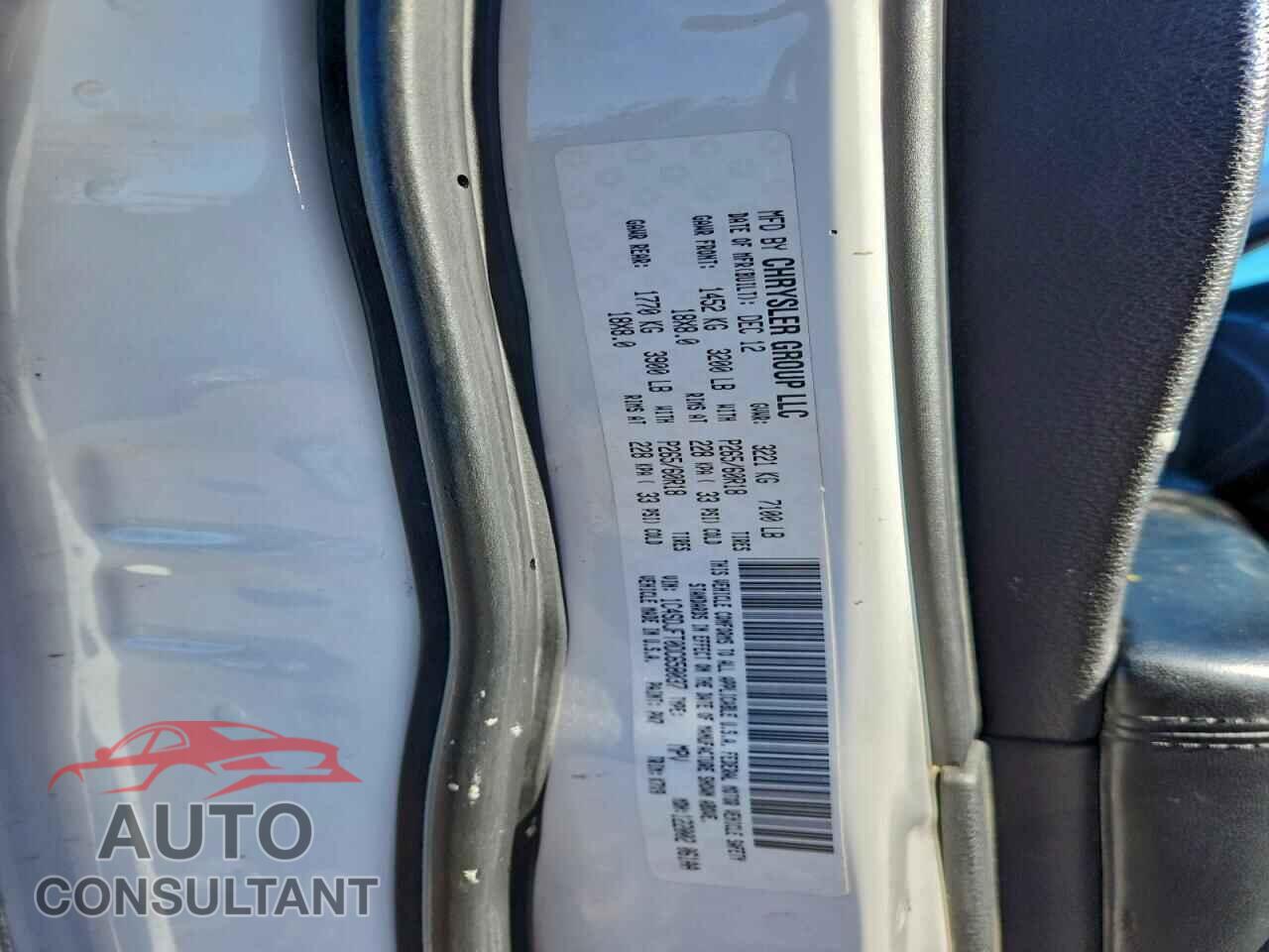 DODGE DURANGO 2013 - 1C4SDJFT0DC658037