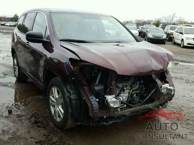 HONDA PILOT 2016 - 5FNYF6H12GB029108