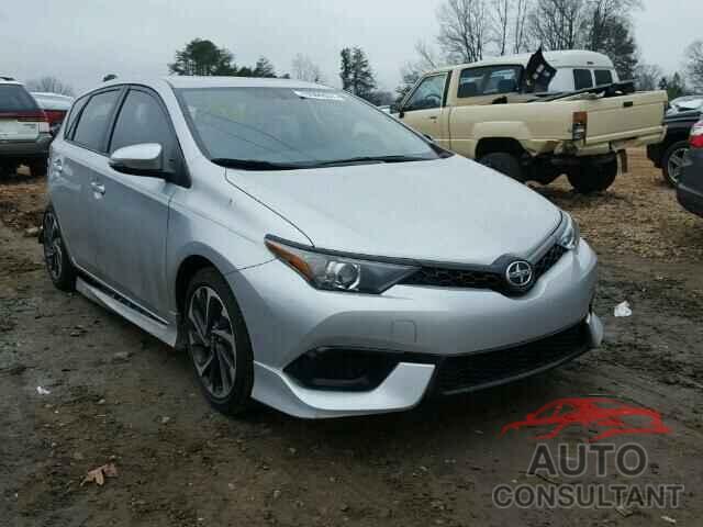 TOYOTA SCION 2016 - JTNKARJE7GJ504565