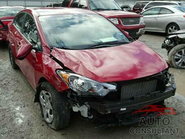 KIA FORTE 2016 - KNAFK4A64G5554229