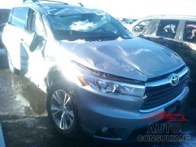 TOYOTA HIGHLANDER 2015 - 5TDJKRFH1FS223993