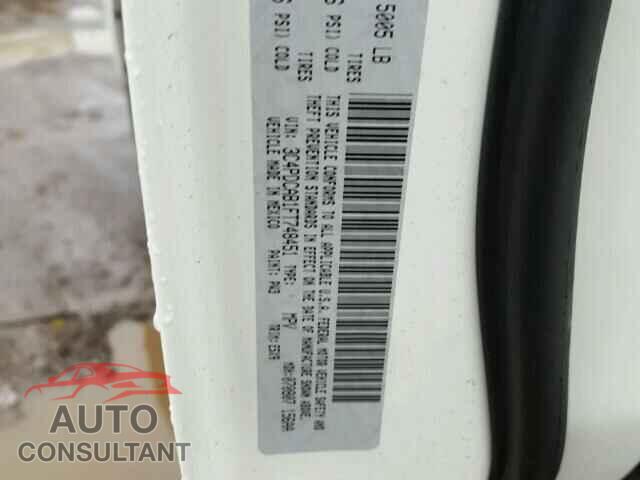 DODGE JOURNEY 2015 - 3C4PDCAB1FT748451