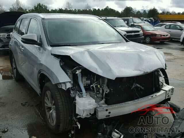 TOYOTA HIGHLANDER 2015 - 5TDJKRFH3FS208377