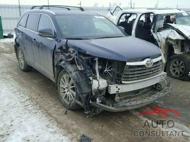TOYOTA HIGHLANDER 2015 - 5TDJKRFH2FS173508