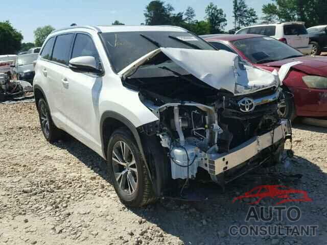 TOYOTA HIGHLANDER 2016 - 5TDKKRFH6GS163036