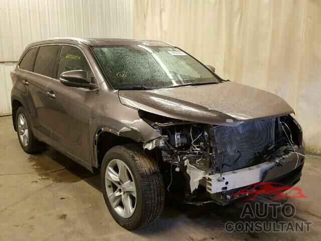 TOYOTA HIGHLANDER 2015 - 5TDDKRFH2FS215205