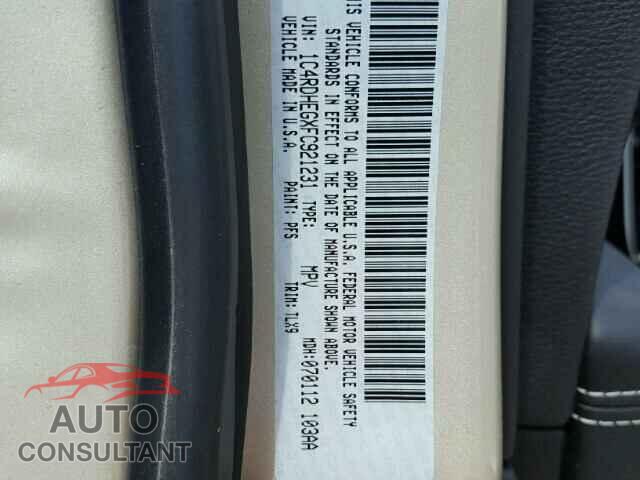 DODGE DURANGO 2015 - 1C4RDHEGXFC921231