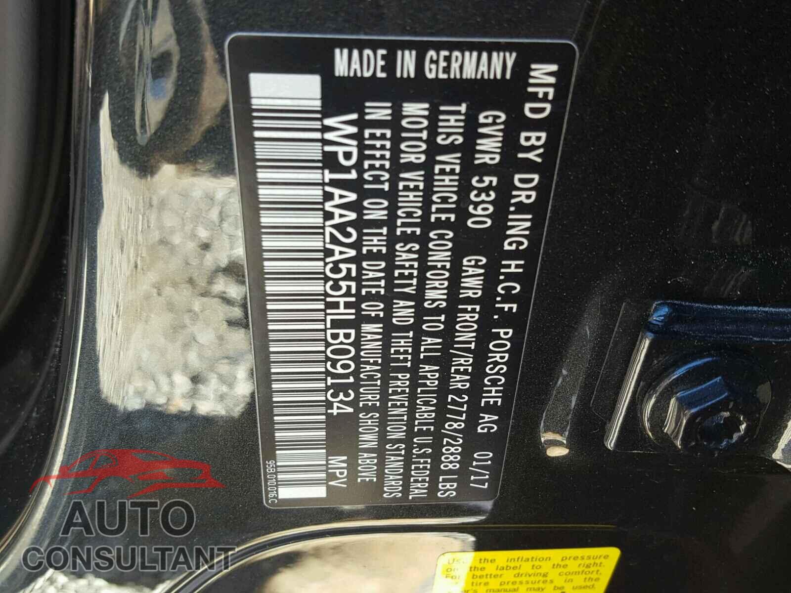 PORSCHE MACAN 2017 - WP1AA2A55HLB09134