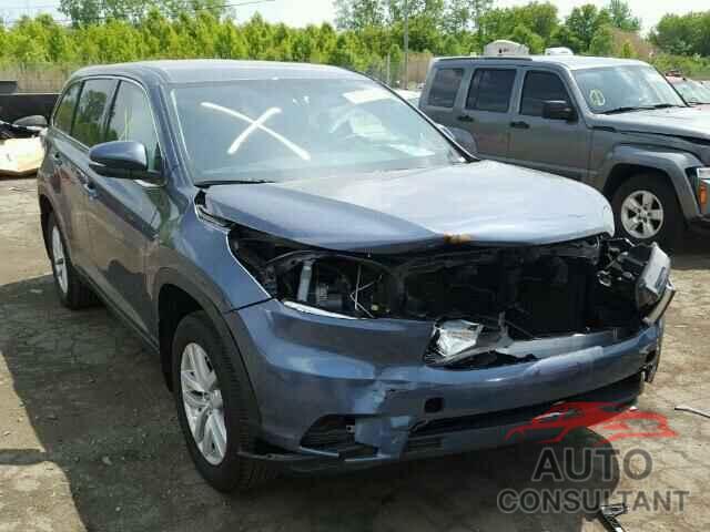 TOYOTA HIGHLANDER 2015 - 5TDBKRFH3FS164773
