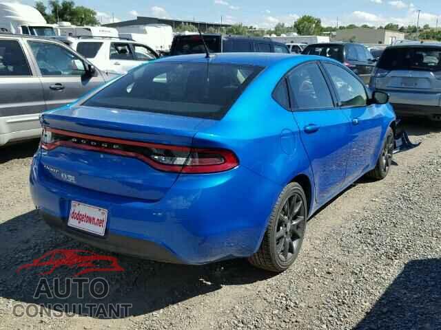DODGE DART 2016 - 1C3CDFAA5GD607806