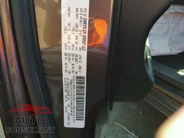 DODGE CARAVAN 2015 - 2C4RDGCG1FR653920