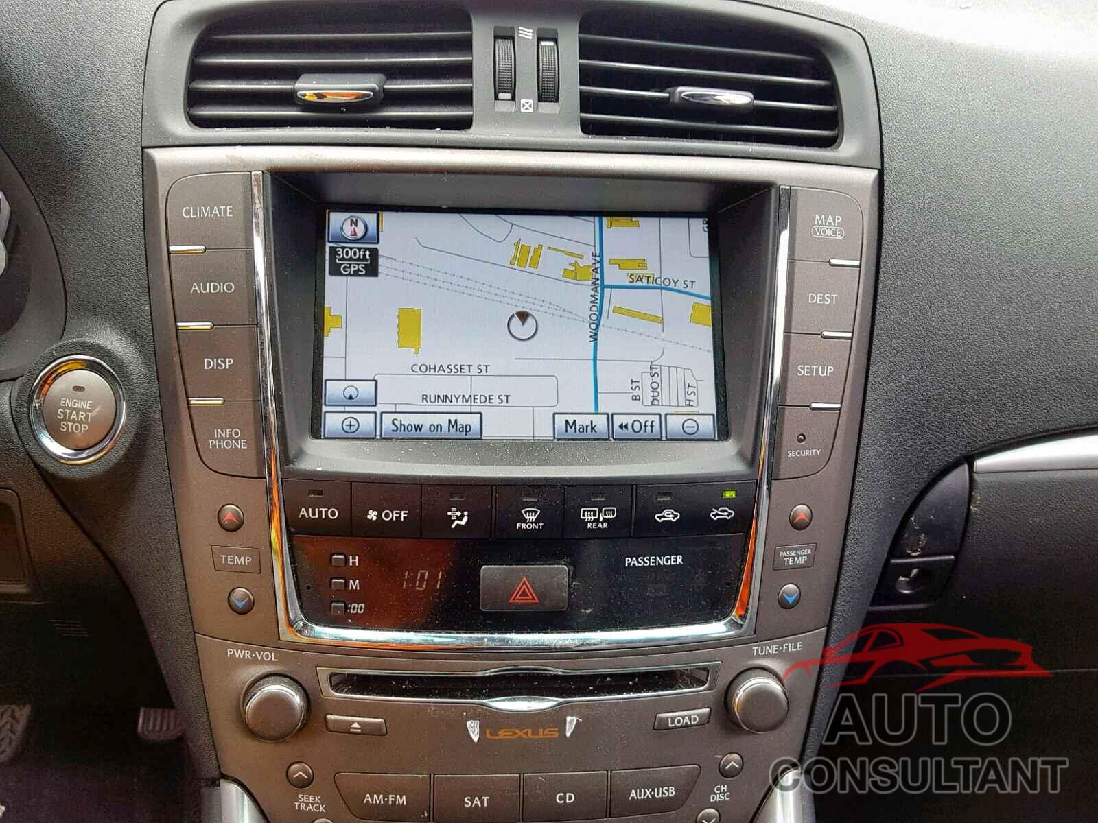 LEXUS IS 250 2012 - JTHBF5C28C5184823