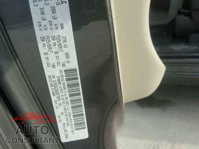 DODGE CARAVAN 2016 - 2C4RDGCG6GR273876