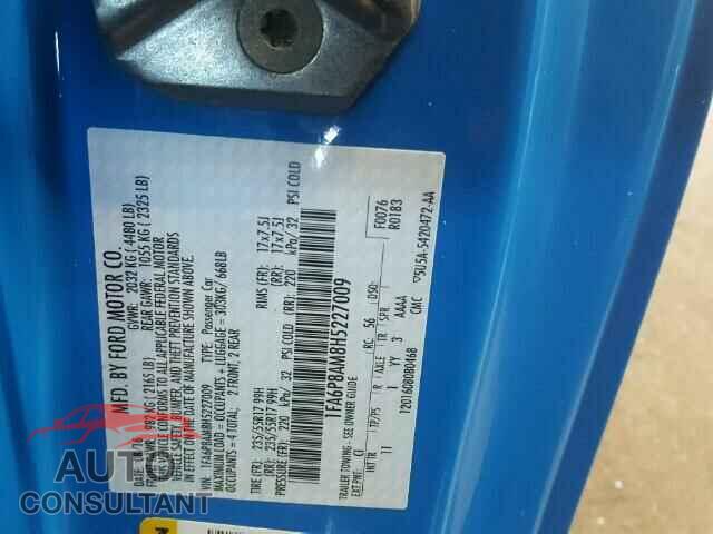 FORD MUSTANG 2017 - 1FA6P8AM8H5227009