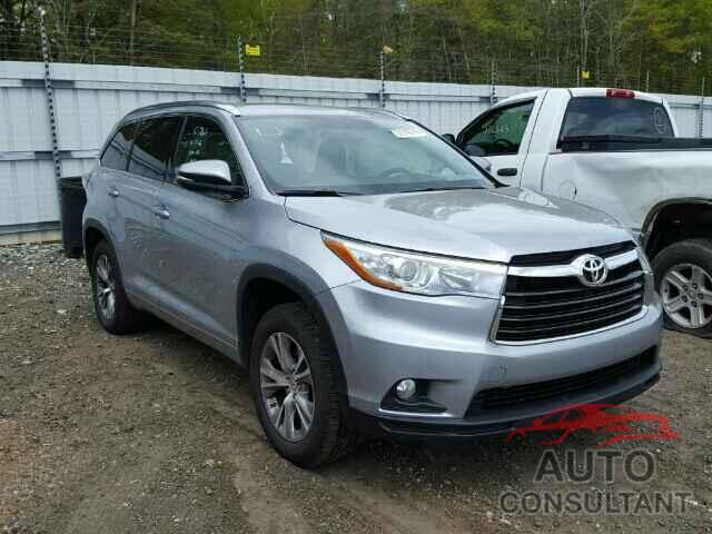 TOYOTA HIGHLANDER 2015 - 5TDKKRFH3FS118148
