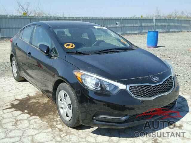 KIA FORTE 2016 - KNAFK4A65G5476611