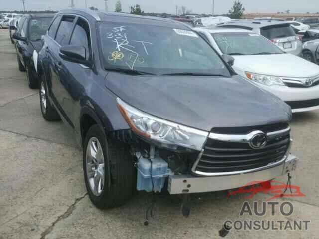 TOYOTA HIGHLANDER 2015 - 5TDYKRFHXFS104919