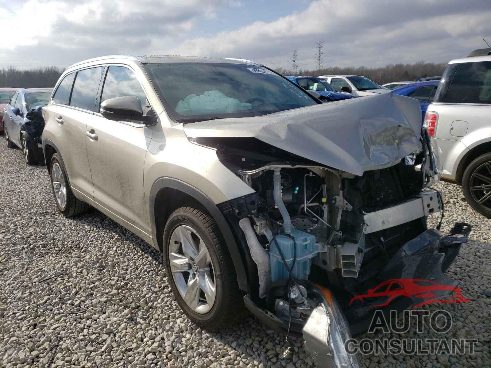 TOYOTA HIGHLANDER 2016 - 5TDYKRFH6GS141967