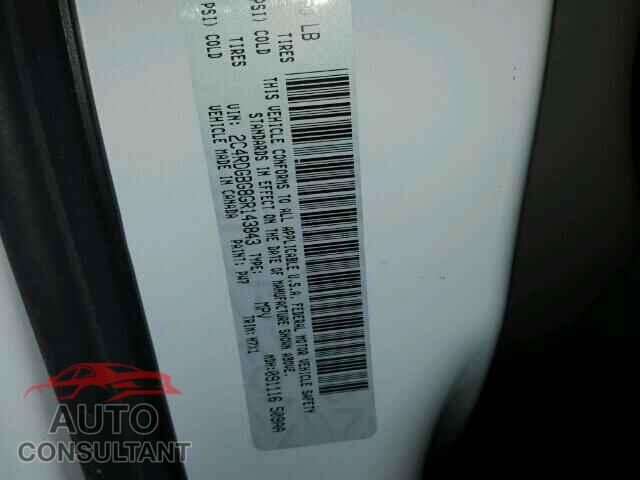 DODGE CARAVAN 2016 - 2C4RDGBG8GR143843