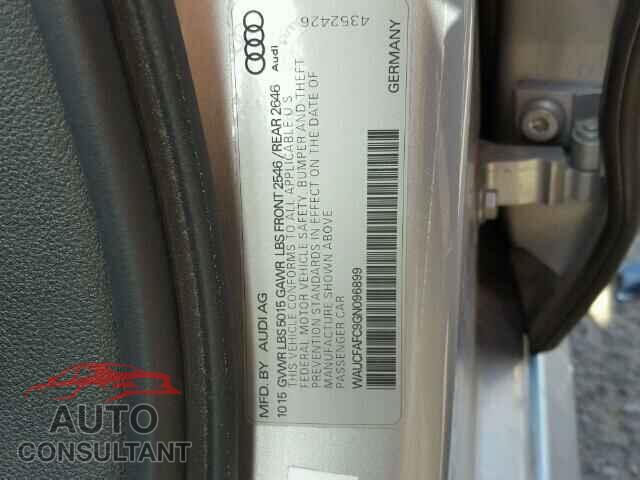 AUDI A6 2016 - WAUCFAFC9GN096899