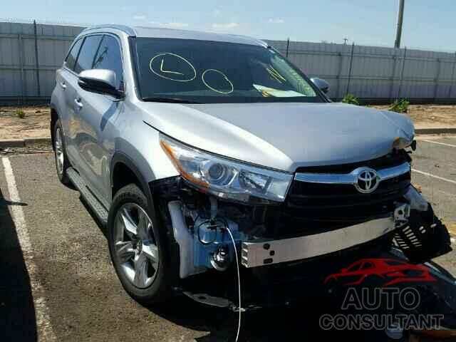 TOYOTA HIGHLANDER 2015 - 5TDYKRFH2FS107586