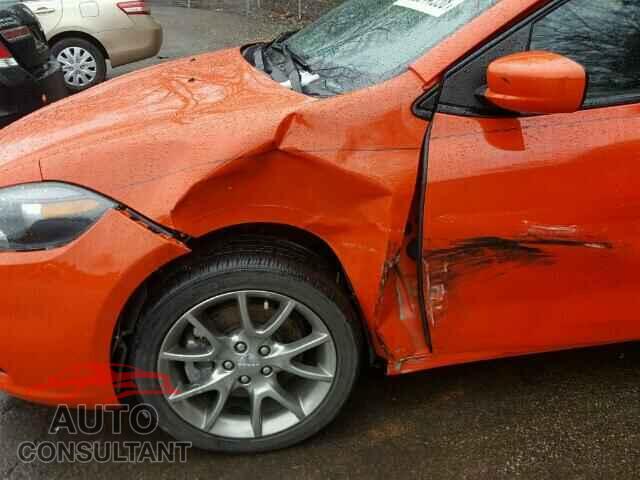 DODGE DART 2015 - 1C3CDFBB2FD267682