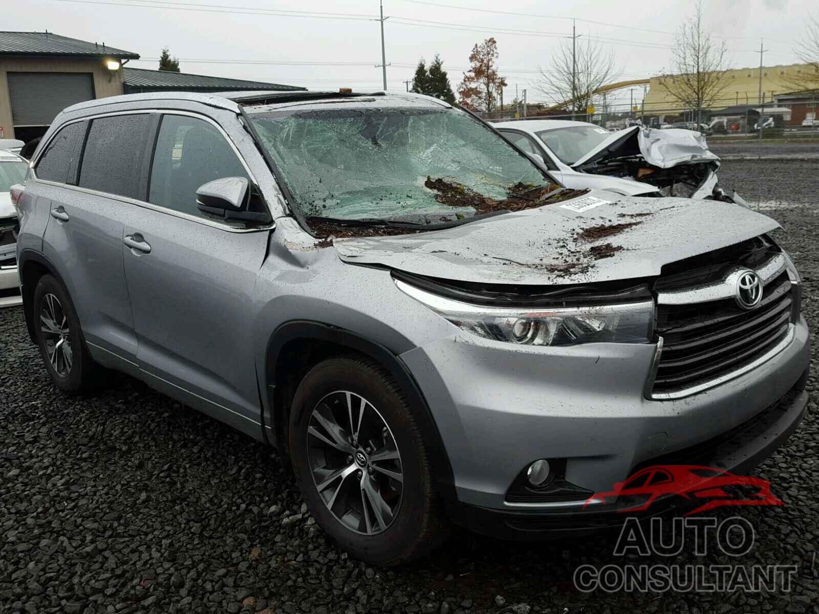 TOYOTA HIGHLANDER 2016 - 5TDJKRFH5GS309647