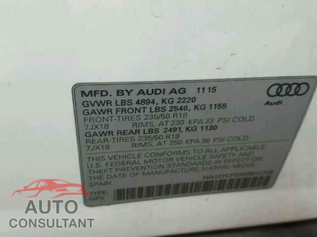 AUDI Q3 2016 - WA1EFCFS5GR012725