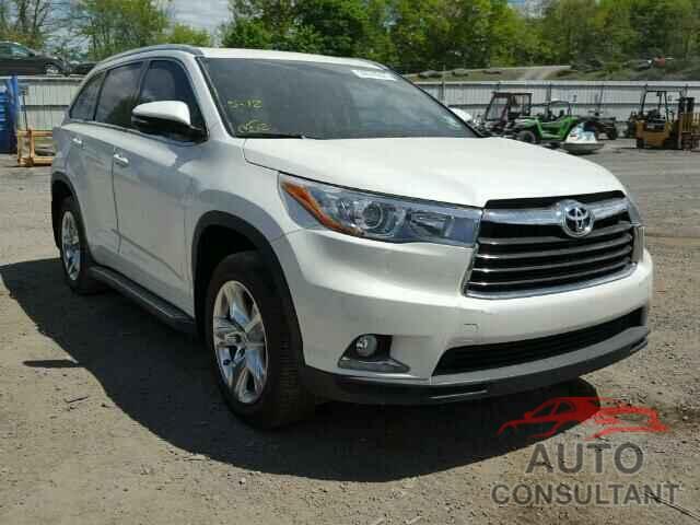TOYOTA HIGHLANDER 2015 - 5TDYKRFH7FS068056