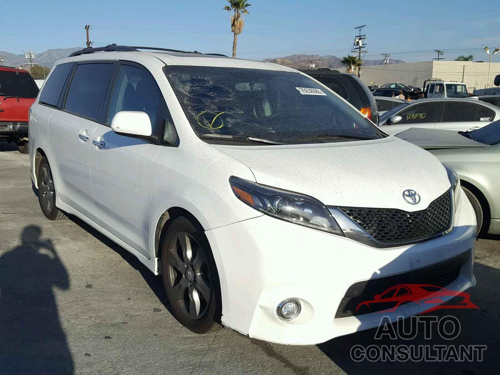 TOYOTA SIENNA 2017 - 5TDXZ3DC6HS778550