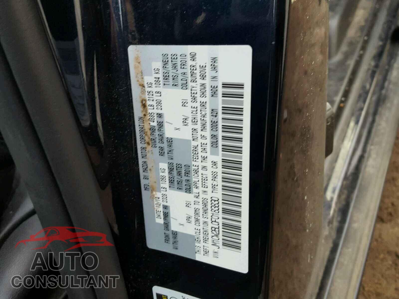 MAZDA 5 2015 - JM1CW2BL0F0183830