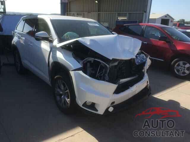 TOYOTA HIGHLANDER 2015 - 5TDZKRFH7FS042691