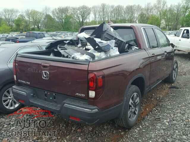 HONDA RIDGELINE 2017 - 5FPYK3F62HB011533