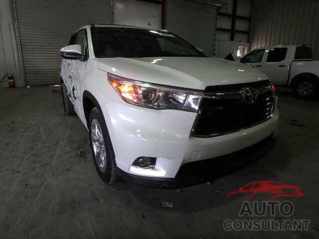 TOYOTA HIGHLANDER 2015 - 5TDYKRFH2FS065890