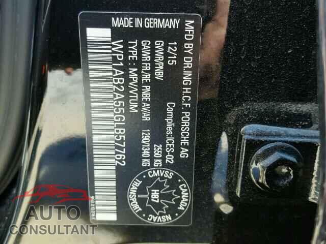 PORSCHE MACAN 2016 - WP1AB2A55GLB57762