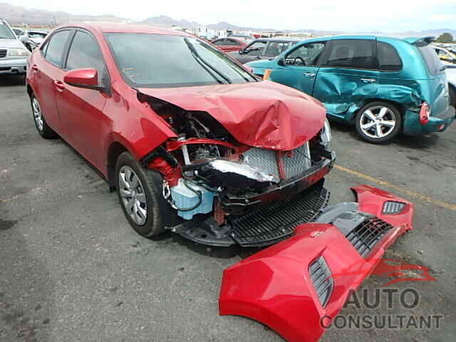 TOYOTA COROLLA 2015 - 5YFBURHE5FP282927