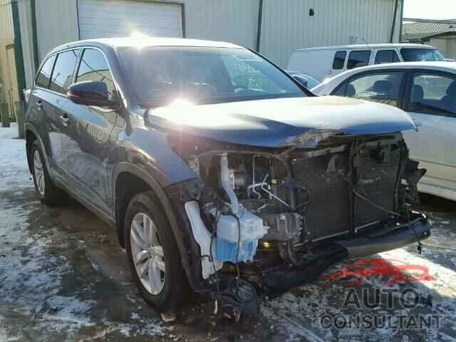 TOYOTA HIGHLANDER 2015 - 5TDBKRFH7FS211545