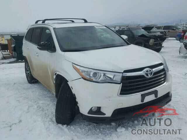 TOYOTA HIGHLANDER 2016 - 5TDJKRFH1GS297853