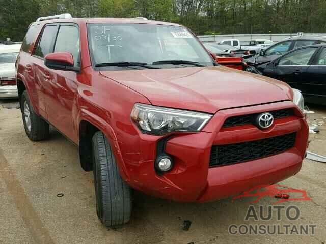 TOYOTA 4RUNNER 2015 - JTEZU5JR1F5092667