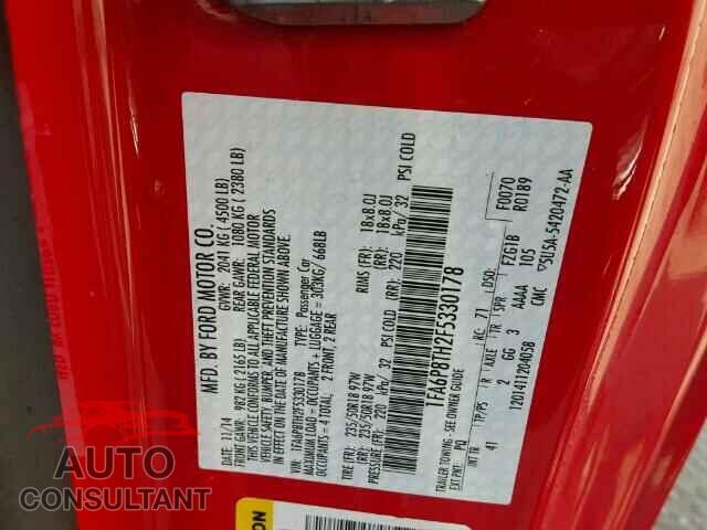 FORD MUSTANG 2015 - 1FA6P8TH2F5330178