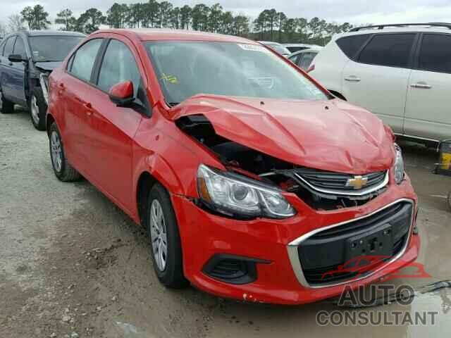 CHEVROLET SONIC 2017 - 1G1JB5SHXH4130802