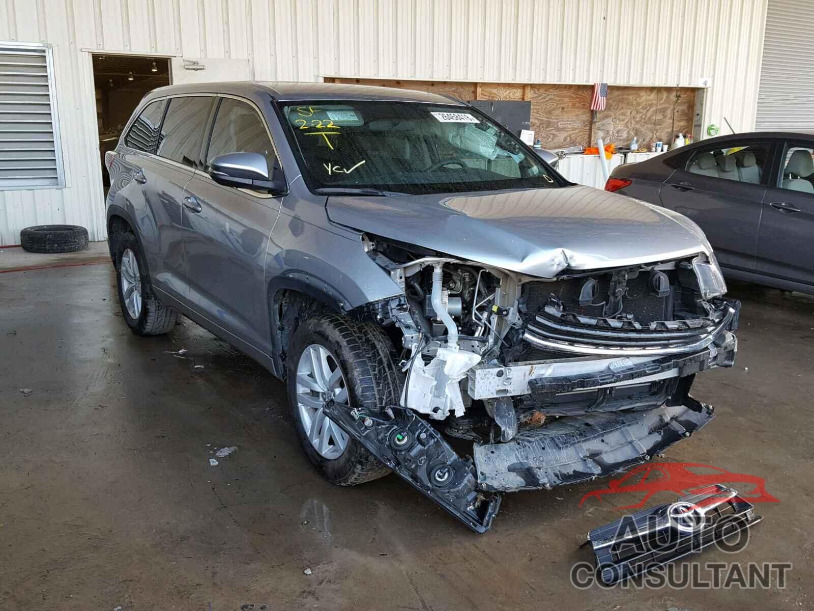 TOYOTA HIGHLANDER 2015 - 5TDZARFH6FS014724