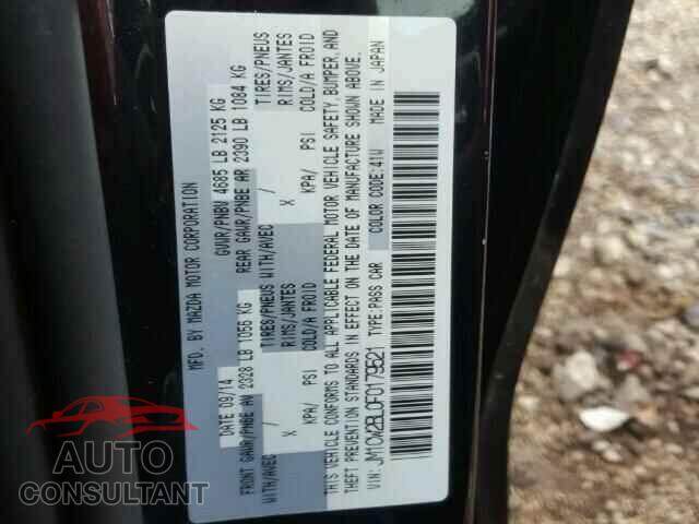 MAZDA 5 2015 - JM1CW2BL0F0179521