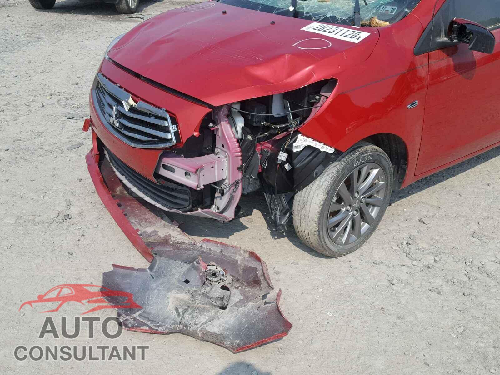 MITSUBISHI MIRAGE 2017 - ML32F4FJ5HHF13682